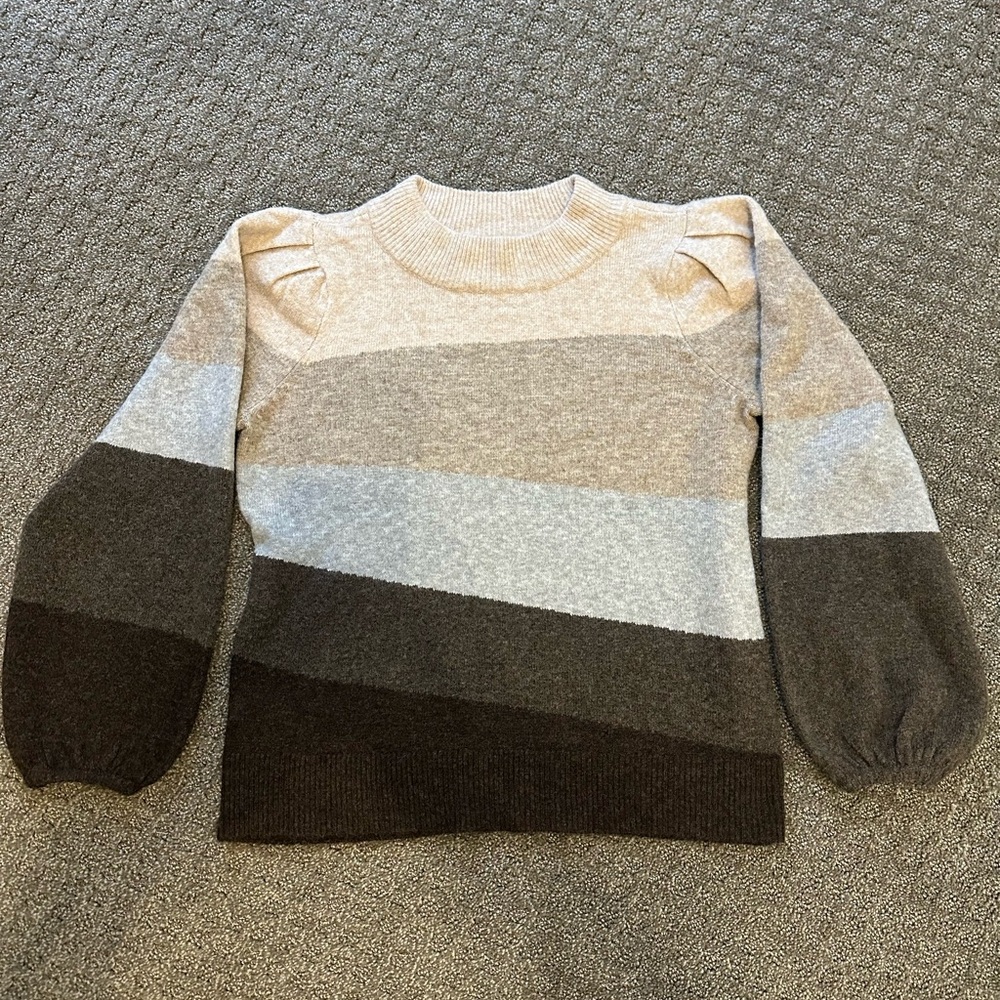 Democracy Color Block Sweater